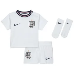 NIKE England Stadium Heim Baby-Minikit WM 2026 100 - white/speed red/obsidian/obsidian 62/68