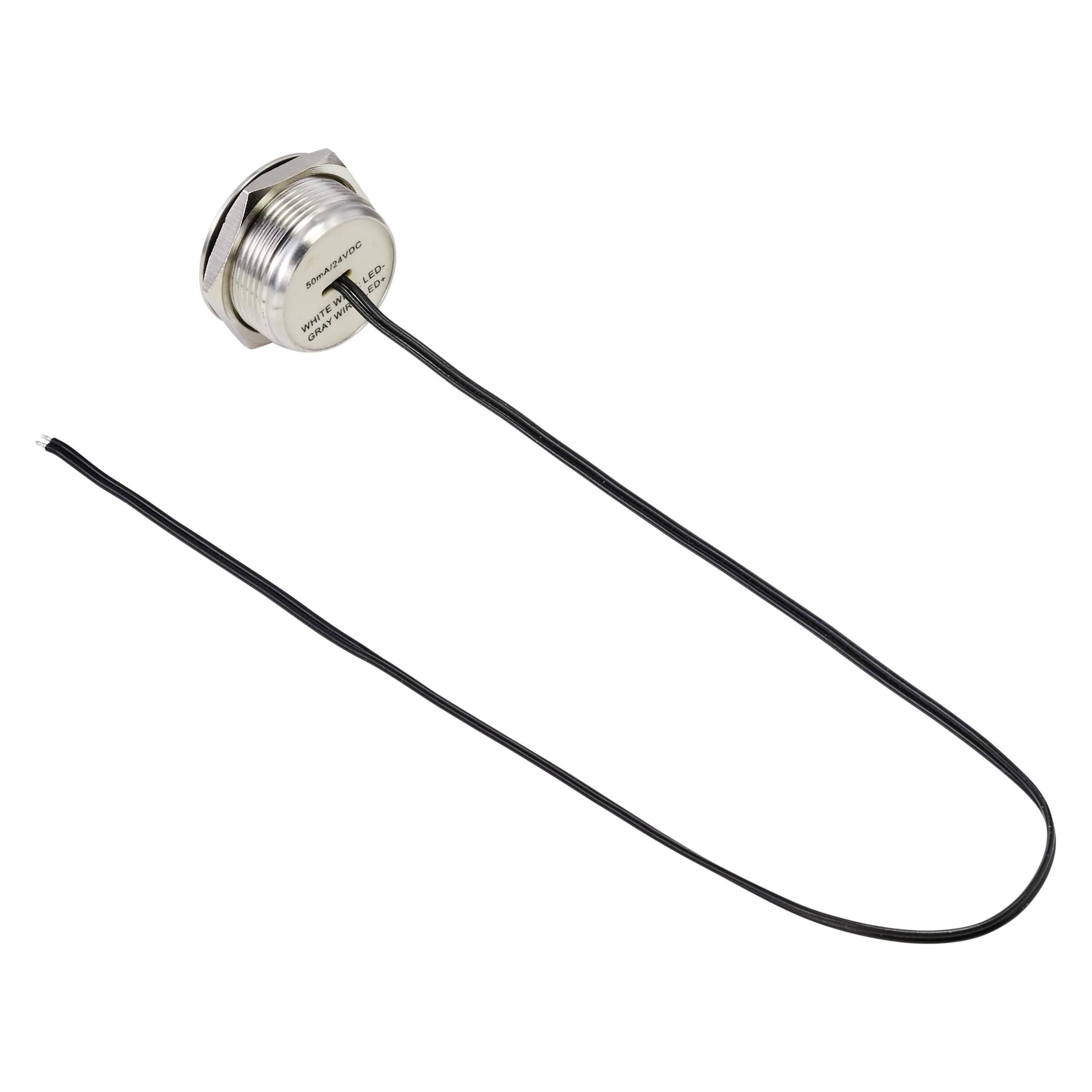 Tru Components Drucktaster 22 mm 1 NO Edelstahl (TC-9219108)