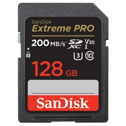 SanDisk SDXC Extreme Pro 128GB 200MB/s V30 UHS I