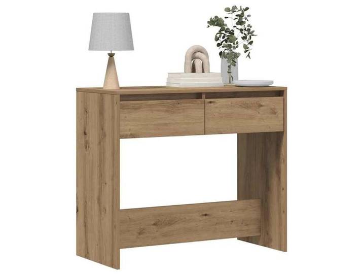 SOLDES D'HIVER®Console Meuble - Brun Table console Table d'appoint support 20 kg - chêne artisanal - 89x41x76 5 cm - bois d'ingén