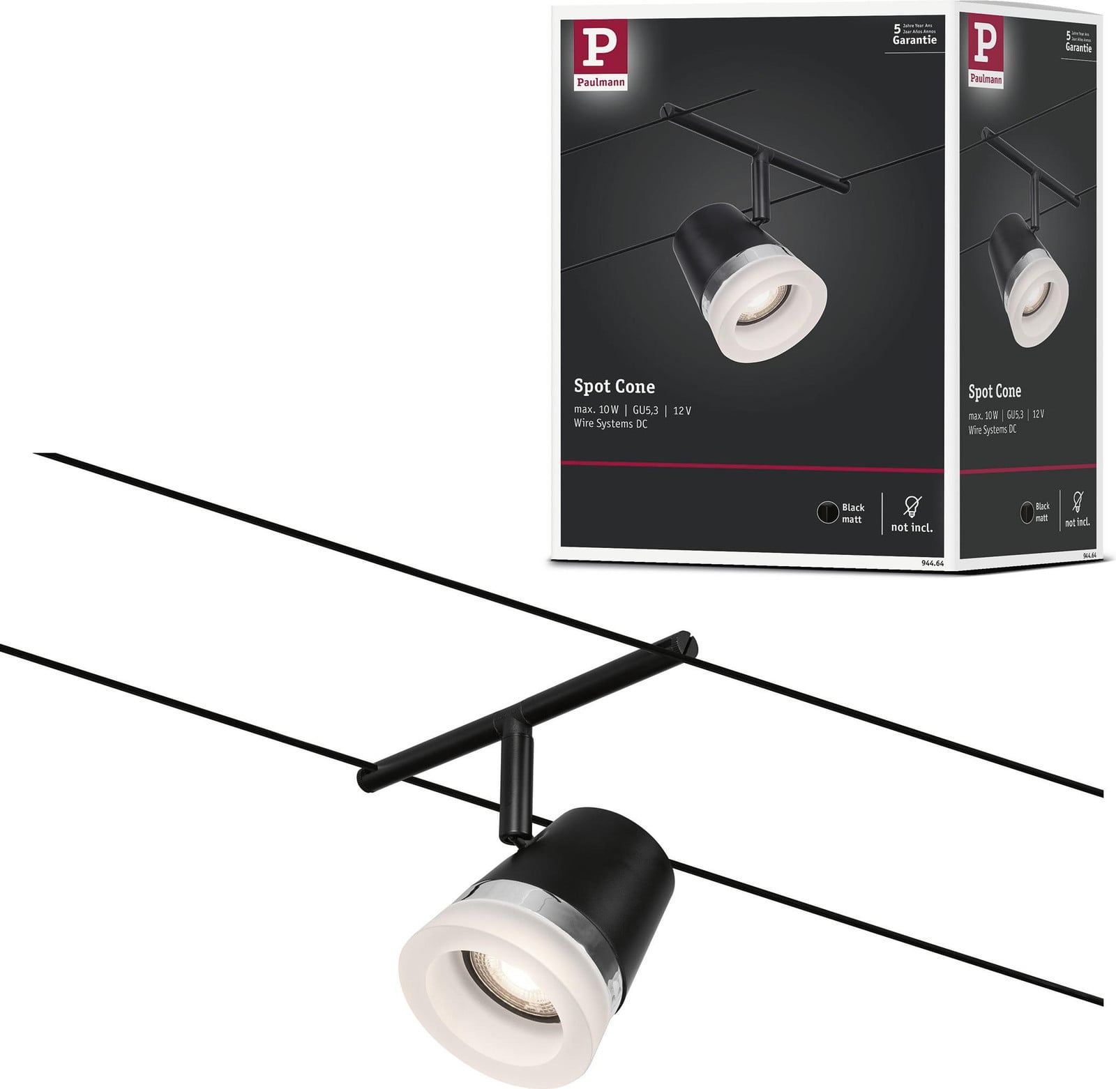 Paulmann CorDuo Ophangsysteem Cone individuele spot voor track systemen