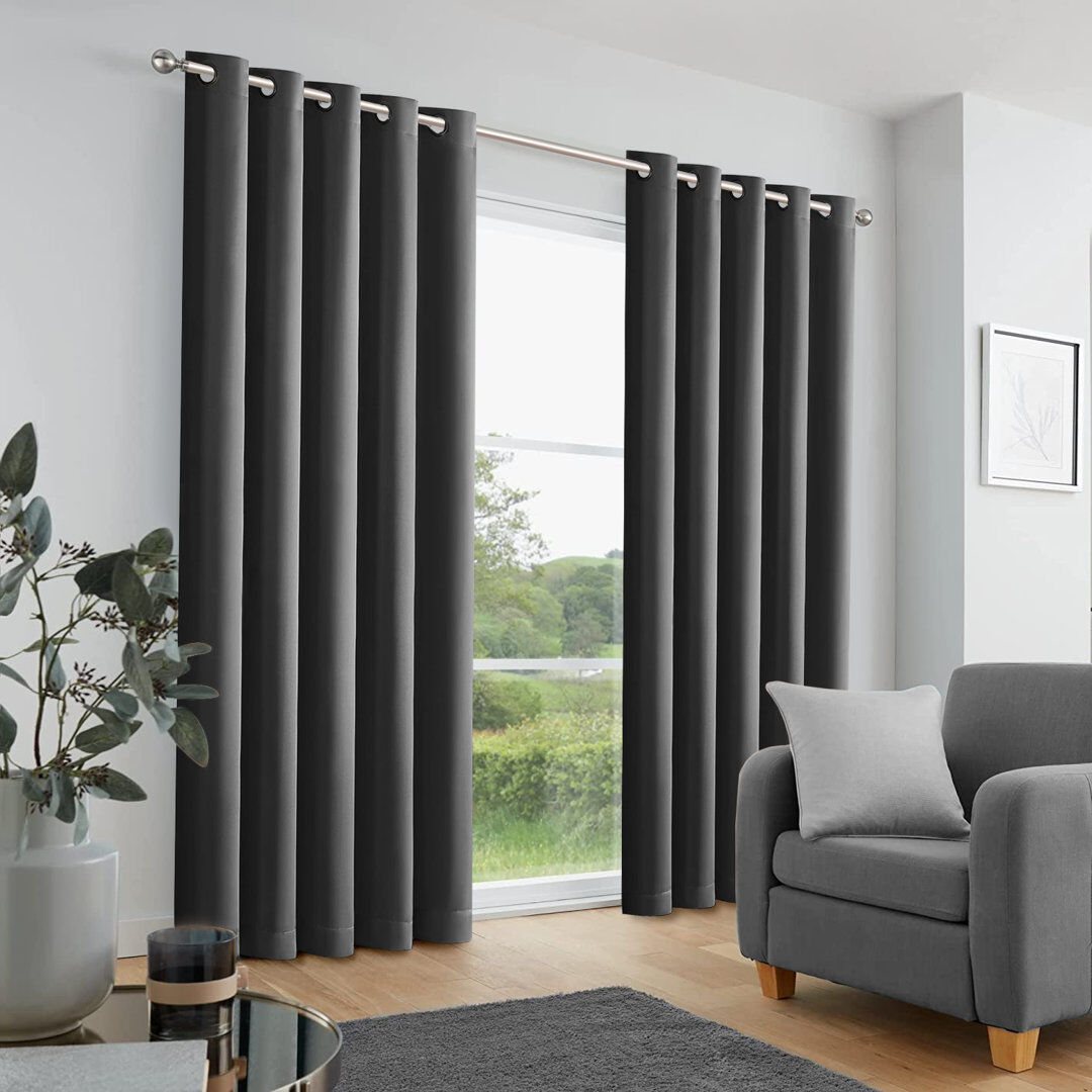 Imperial Homeware London Pair Grey 228cm x 228cm