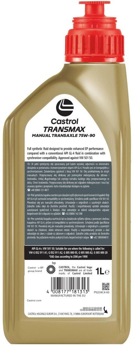 CASTROL 15F138 Getriebeöl