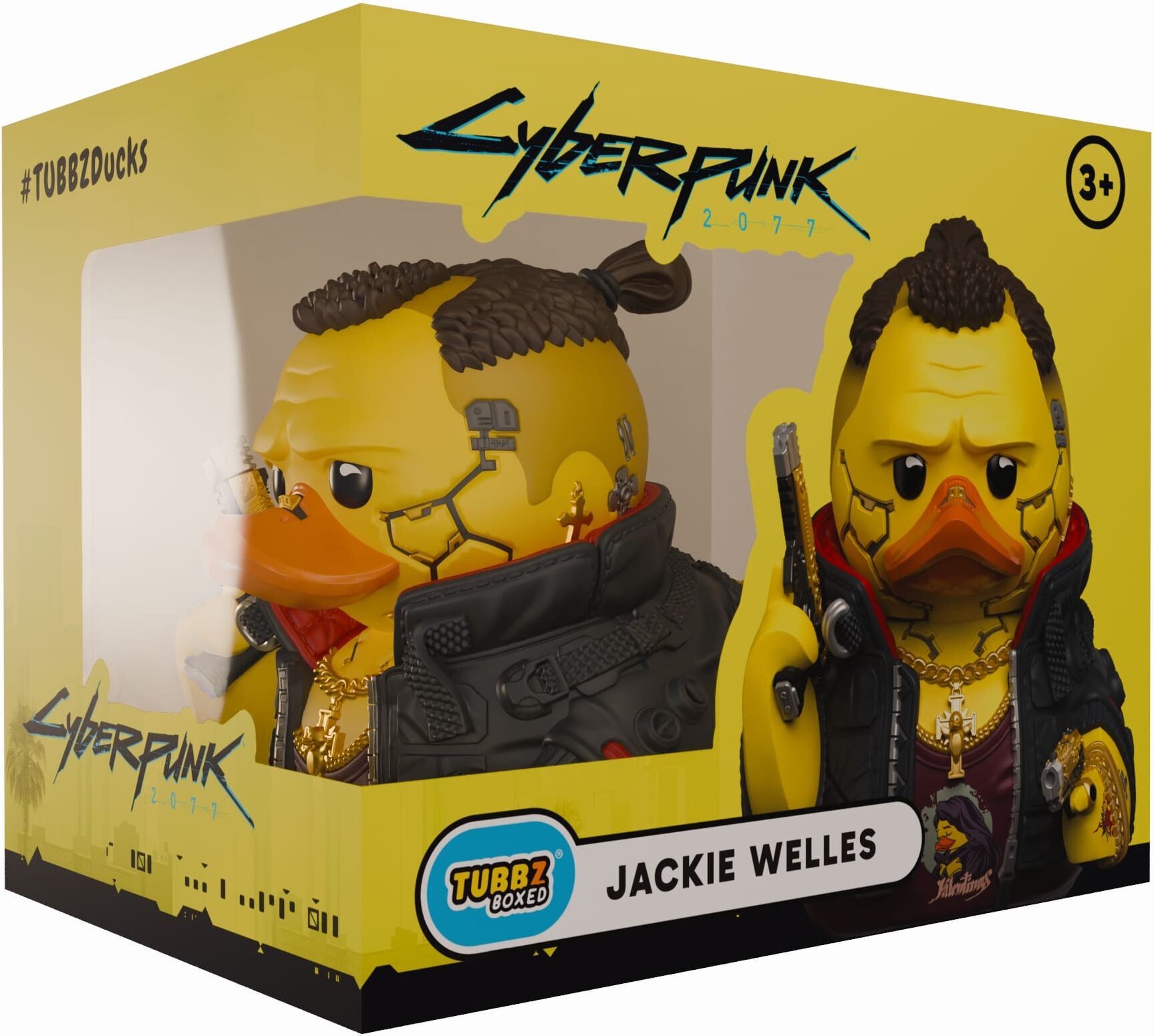 Cyberpunk 2077 Jackie Welles TUBBZ Boxed Edition, Officially Licensed Collectible, 9 cm Tall, Numskull Designs