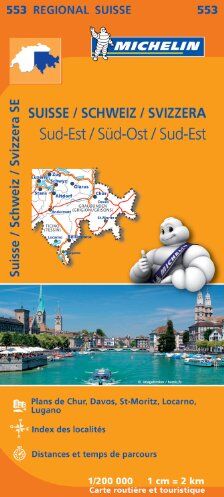 Collectif Michelin - SUISSE SUD - EST 11553 CARTE ' REGIONAL ' MICHELIN KAART - Preis vom 30.09.2026 22:30:23 h