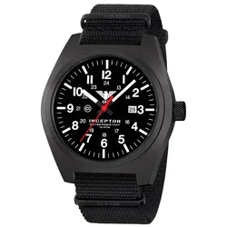 KHS INCBS.NB Herrenuhr Inceptor Black Steel