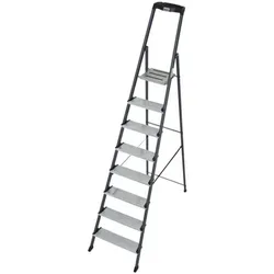 Krause Stehleiter »MONTO Securo« 8 Stufen silber, 255 cm