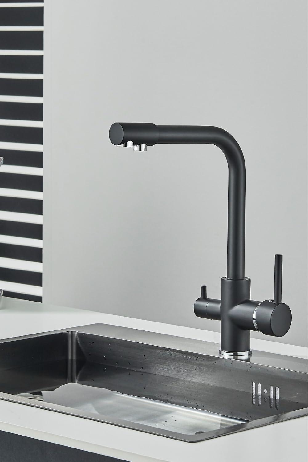 Küche-Wasserhahn, 3-Wege - Umkehrosmose-Wasserfilter - 5-Liter-Tank