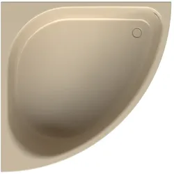 Bette Eckbadewanne Arco Bahama beige PLUS 1400x1400x450 mm, 2-Sitzer, glasierter Titan-Stahl, farbbeständig, lichtecht, säurebeständig Klasse AA
