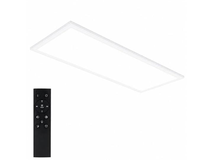 Plafonnier en fer aluminium blanc 100x25x1cm led 39w