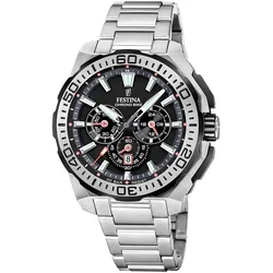 Festina F20724/7 Herren-Chronograph Stahl/Schwarz