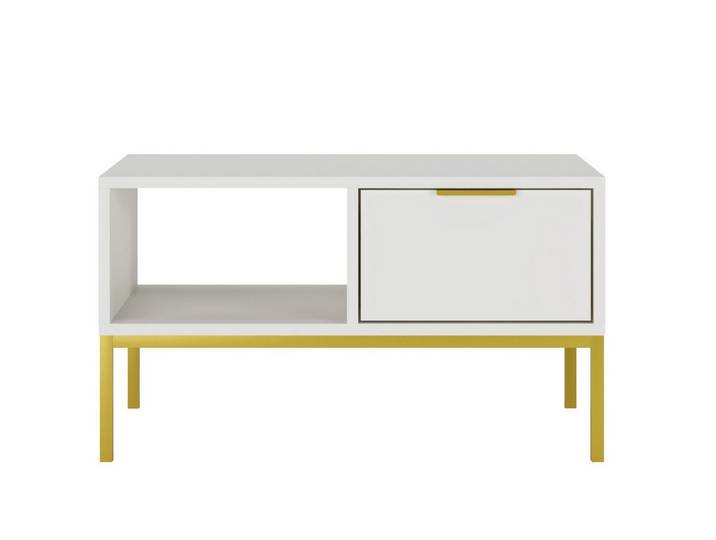 99rooms Couchtisch Avgustin (Wohzimmertisch, Beistelltisch), Modern Design, mit viel Stauraum, Soft-Close Funktion