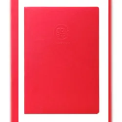 Clairefontaine 10x Crok'Book, Skizzenheft 17x22, 24 Blatt weiß 90g, Hochformat - Rot 60331C