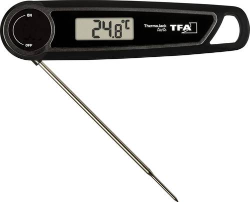 TFA Dostmann THERMO JACK TASTE Grillthermometer Schwarz