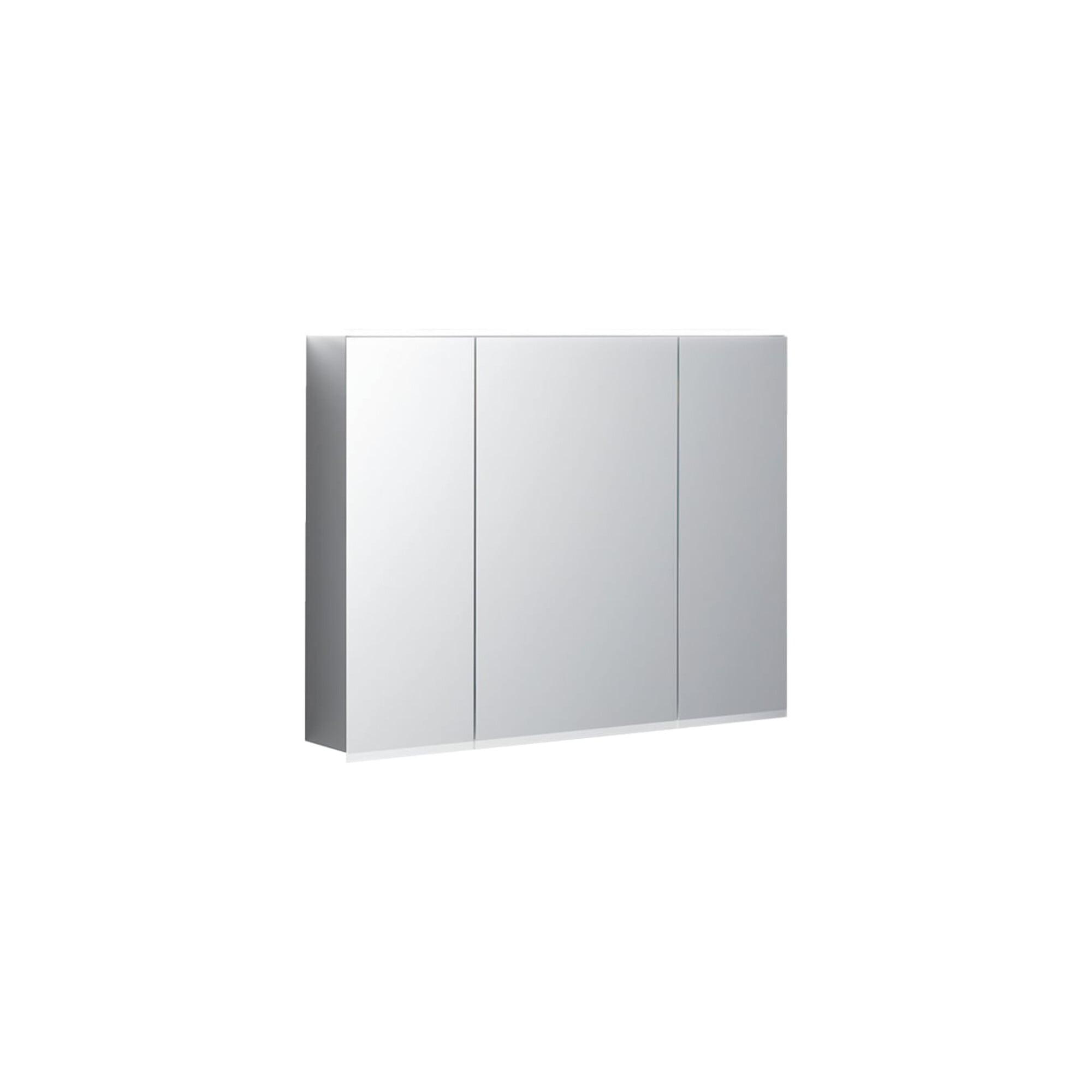 Geberit Spiegelschrank Option Plus 90x70x17,2cm, mit Beleuchtung, 3 Türen (500594001)
