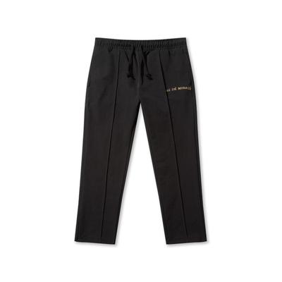 Stoffhose PAS DE MONACO "Pas De Monaco BENGALINE PANTS", Herren, Gr. S, US-Größen, schwarz, 100% Polyester, normal, Hosen Stoffhose