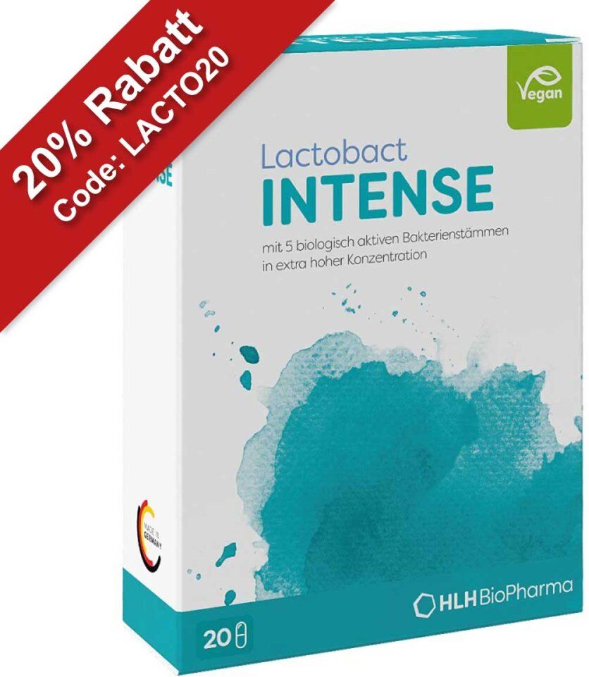 Lactobact INTENSE magensaftresistente Kapseln 20stk
