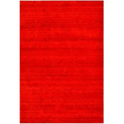 Teppich Menton 200 x 250 cm Mischgewebe Rot Red
