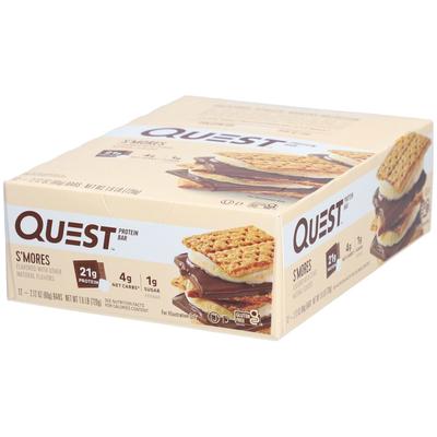 Quest Nutrition Bar, S'mores 12x60 g Riegel