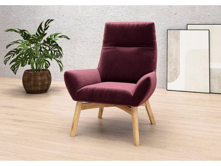 Home affaire Sessel Basic Relaxsessel, Design und Komfort, bequem, Breite 82cm, Extra hohe Rückenlehne