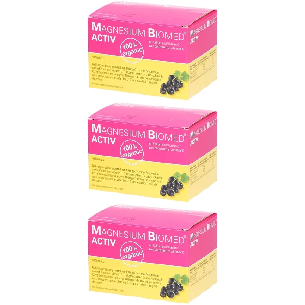 Magnésium Biomed Activ x3 3x40 St Granulat