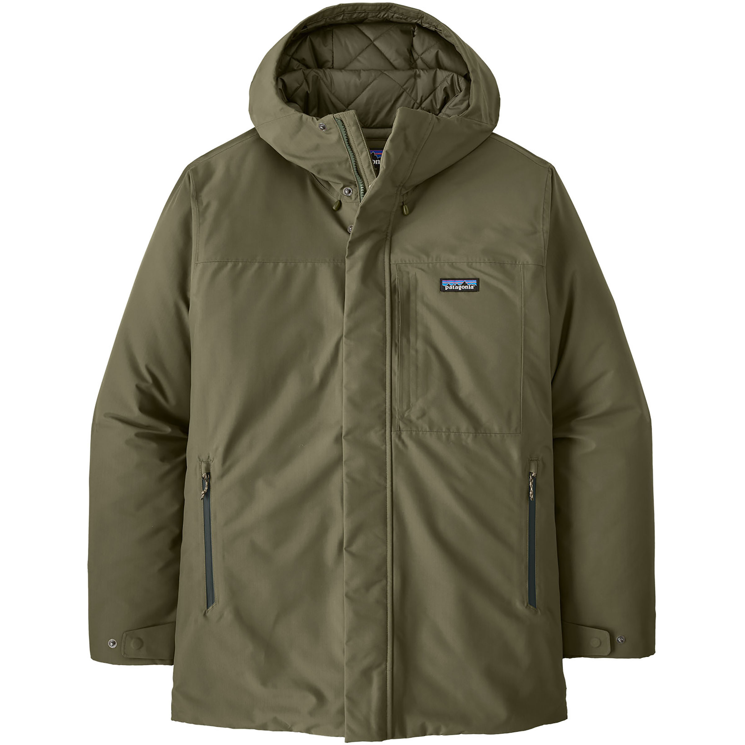 Patagonia Windshadow Parka Herren Winterjacke oliv Größe L Lifestyle Elastisch Wasserabweisend