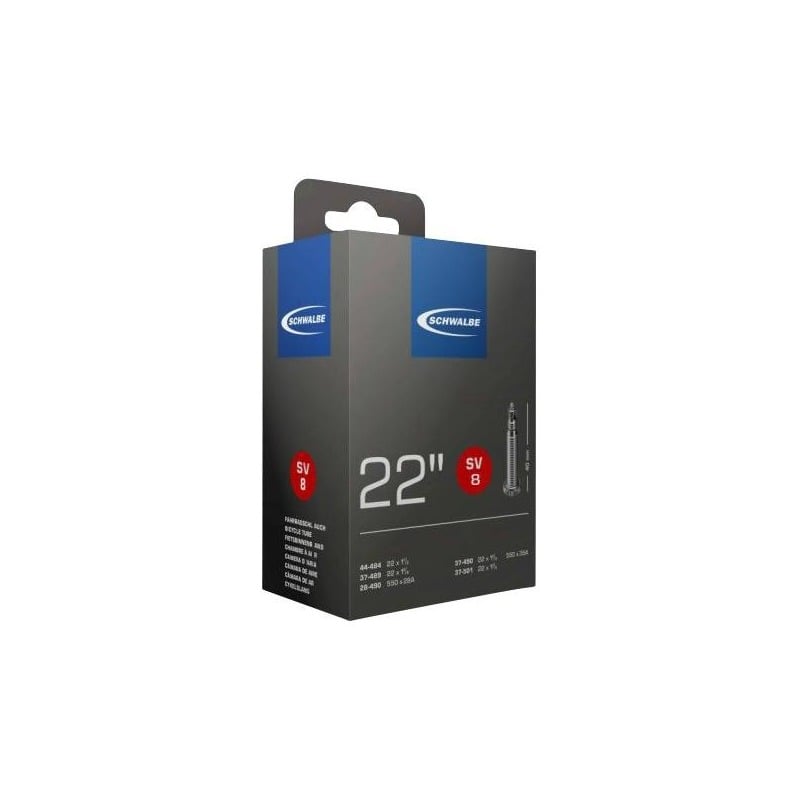 Chambre à air City Schwalbe SV8 550x37-44A valve Presta (40 mm)