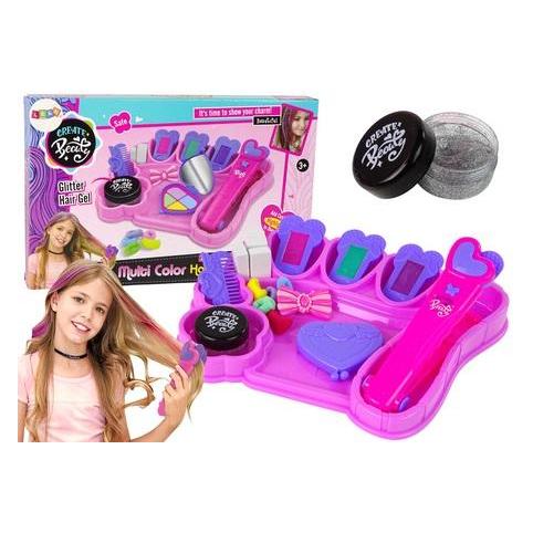 Lean Toys Kreide zum Bemalen der Haare mit einem Spielzeugglätteisen (49674657)