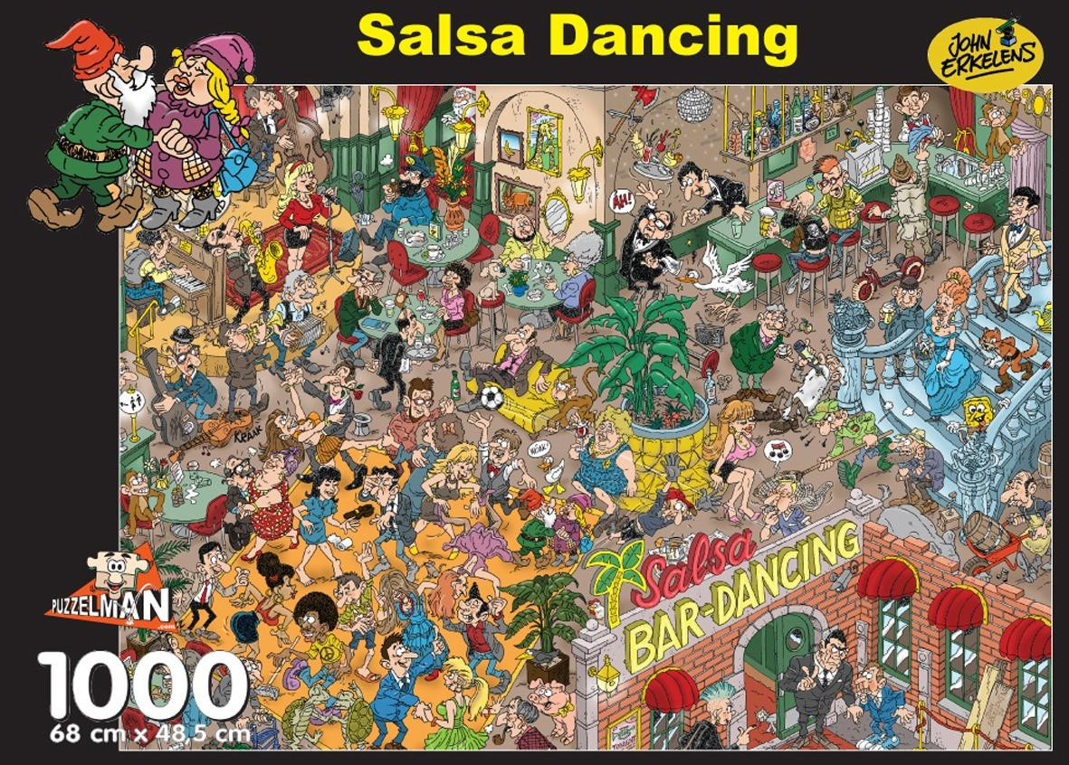 Puzzelman Puzzel Salsa dansen, 1000 stukjes, kleurrijk