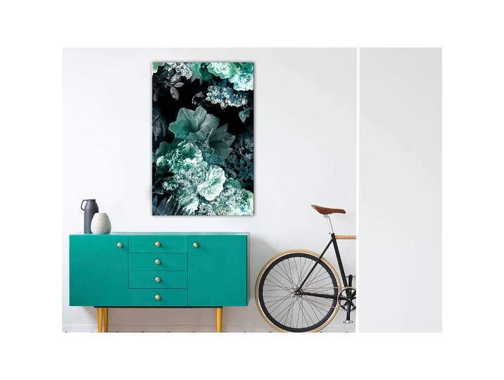 Tableau déco Emerald Garden Lin Vert 40 x 60cm