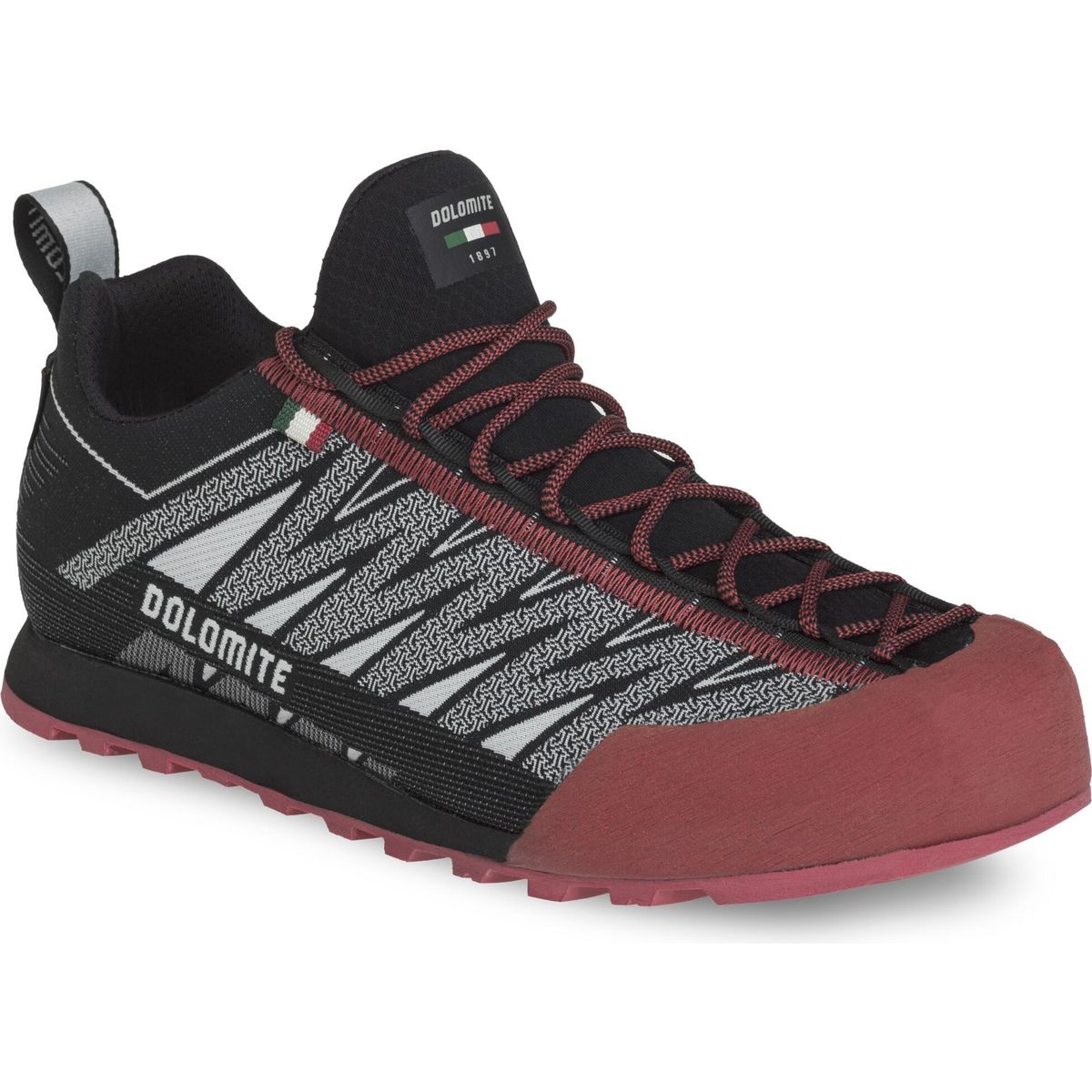 Dolomite Shoe Velocissima GTX pewter grey/fiery red (1186) 6.5 2804111186011
