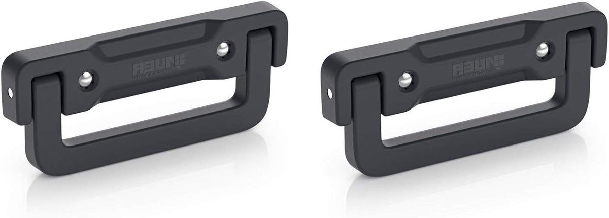 Zwarte Klapgreep Set voor Eurocontainers - Zelfverend - B/D/H: 16 x 63 x 15 cm