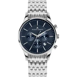 Jacques Lemans 1-2228H Herrenuhr Chronograph London Blau