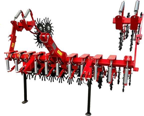 Ceccato Olindo Ceccato Houe rotative 15E - 15 éléments sur ressort + roue étoilée