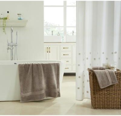 Better Trends 4 Piece Bathroom Towel Set, Bath Towels Hand Towels & Washcloths, 100% Cotton Zero Twist, 550 GSM Soft Absorbent