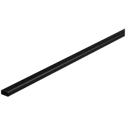 Paulmann Zubehör für MaxLED Strips - Profil BASE, IP20, Alu schwarz eloxiert / Kunststoff satin, mit schwarzem Diffusor, 200cm PAUL-70521