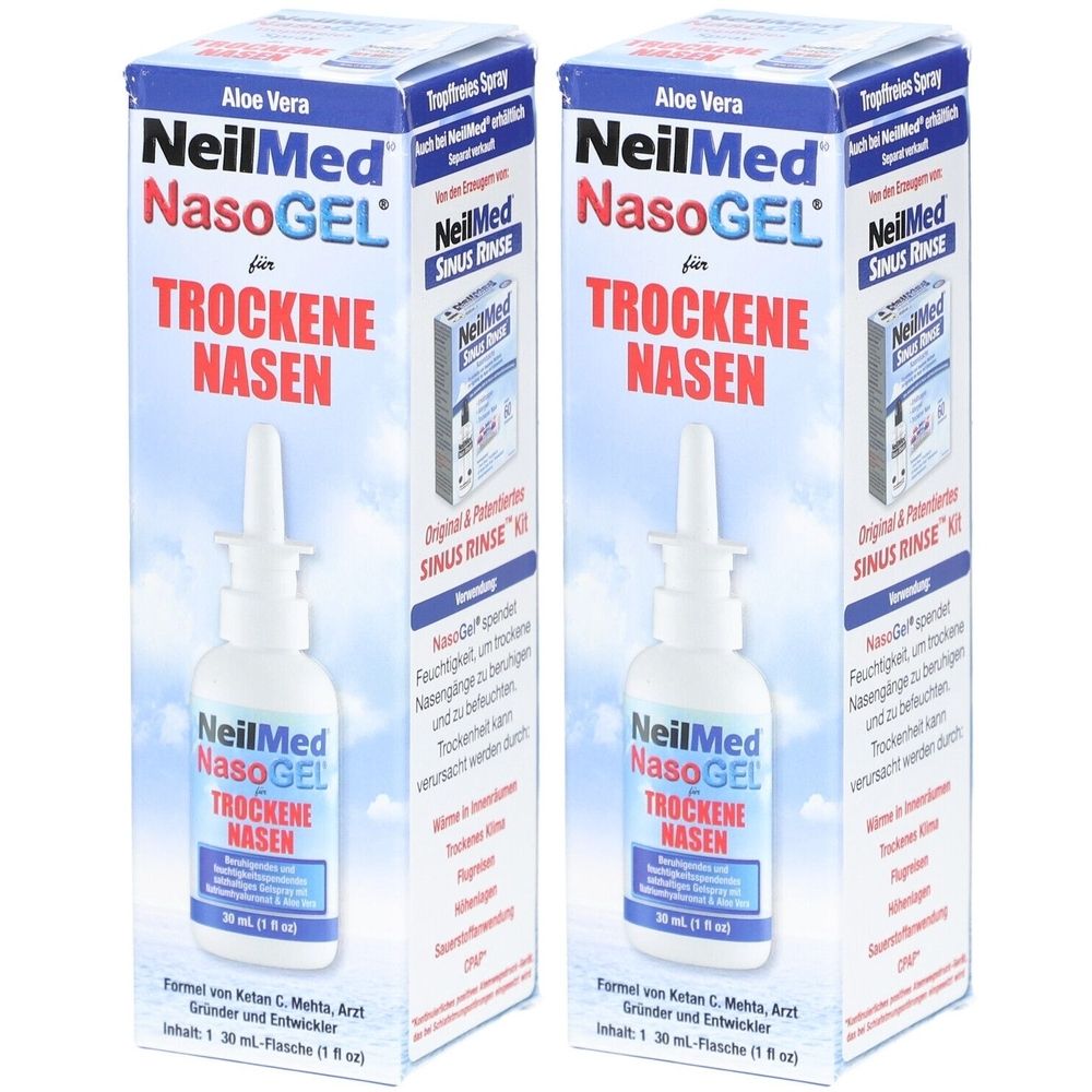 Neilmed NasoGel Spray 2x 2x30 ml Nasendosierspray
