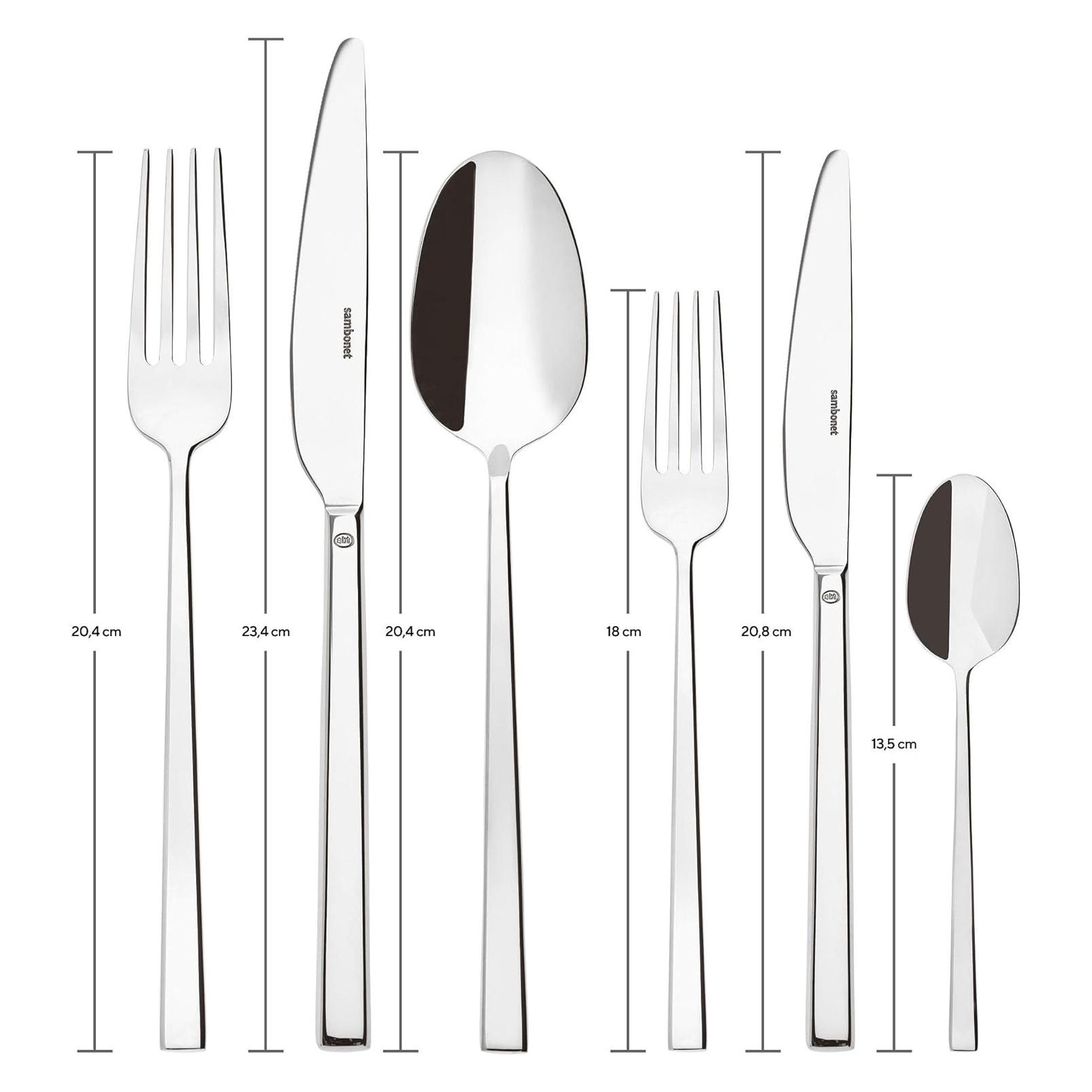 Rosenthal Besteck 36tlg.Vh. Rock Edelstahl 18/10 (36 Stk., Besteck Set) (52562-83)