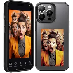 Techsuit - SmartScreen NFC - iPhone 15 Pro - Black (Apple iPhone 15 Pro), Smartphone Hülle, Schwarz