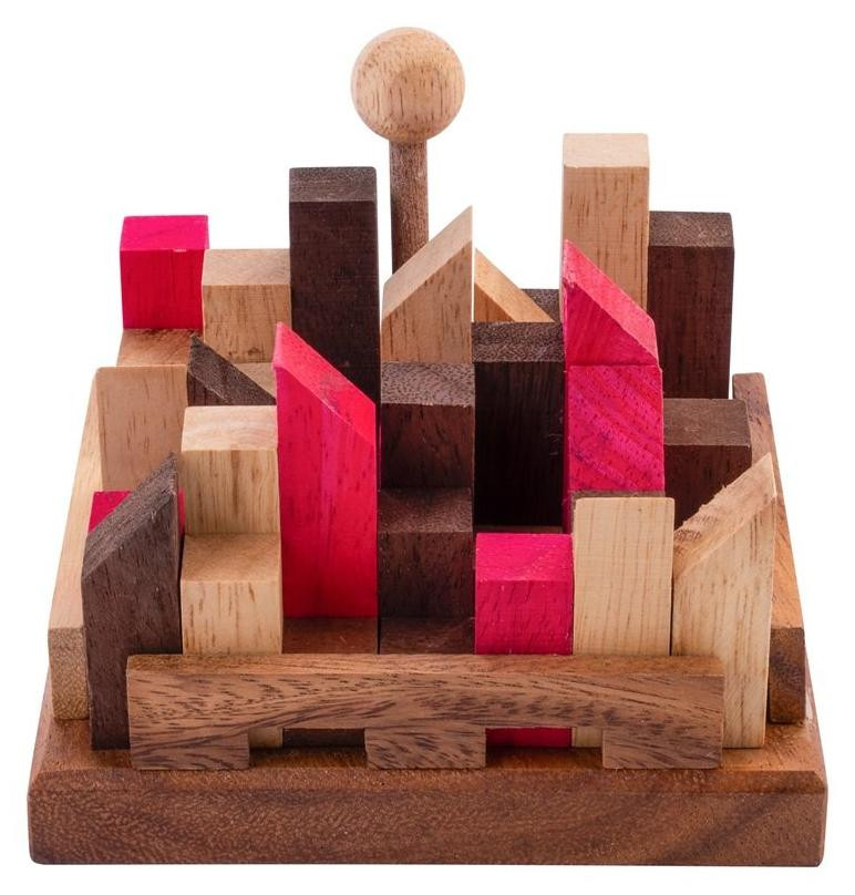 Longfield Games Houten Stedenpuzzel
