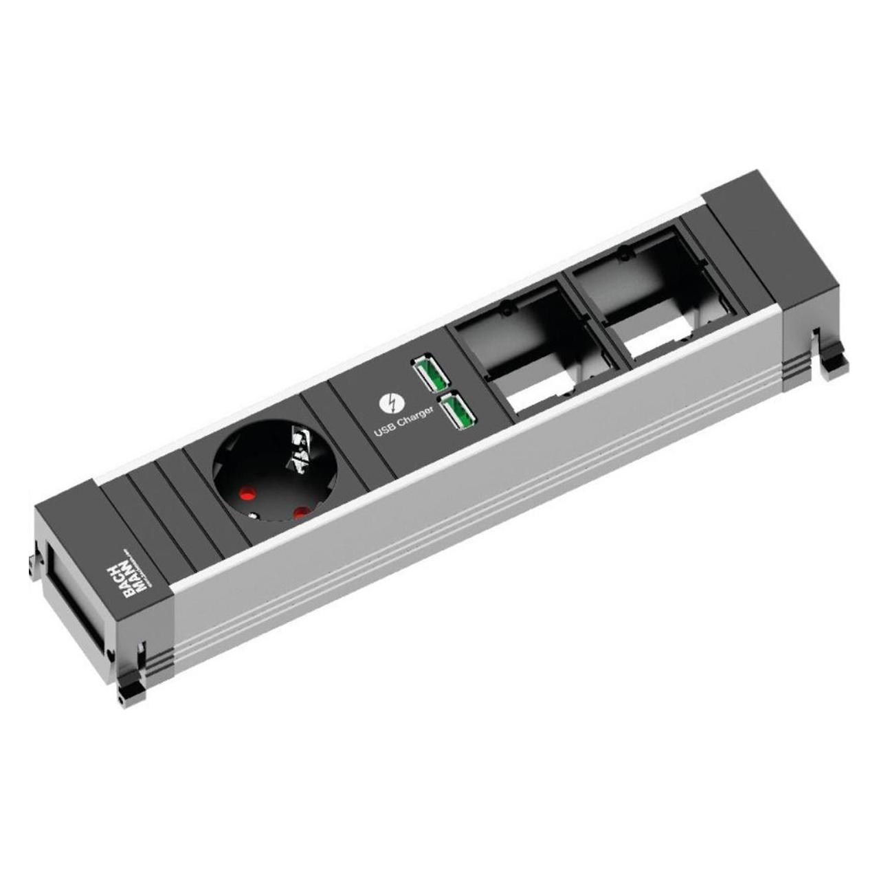 Bachmann Power Frame power unit ALU (1x, CEE 7/3) (916.0041)