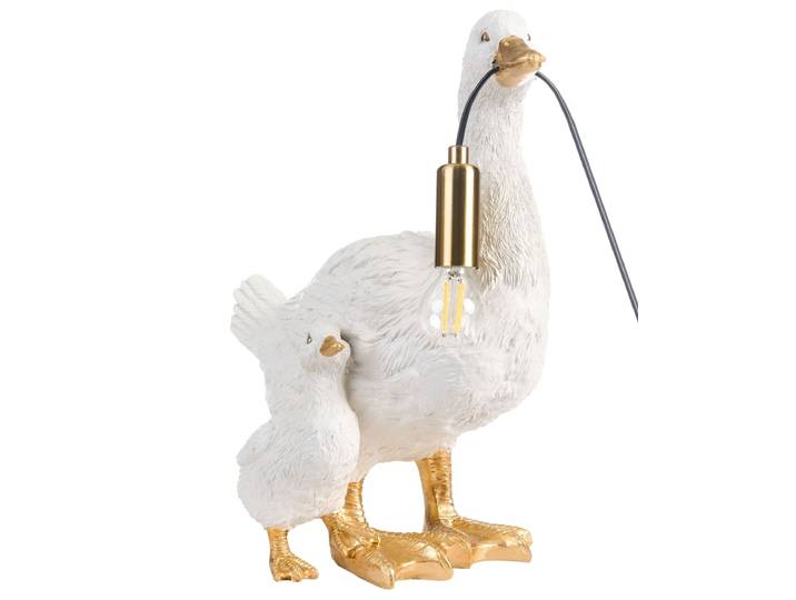 Lampe à poser canard blanc