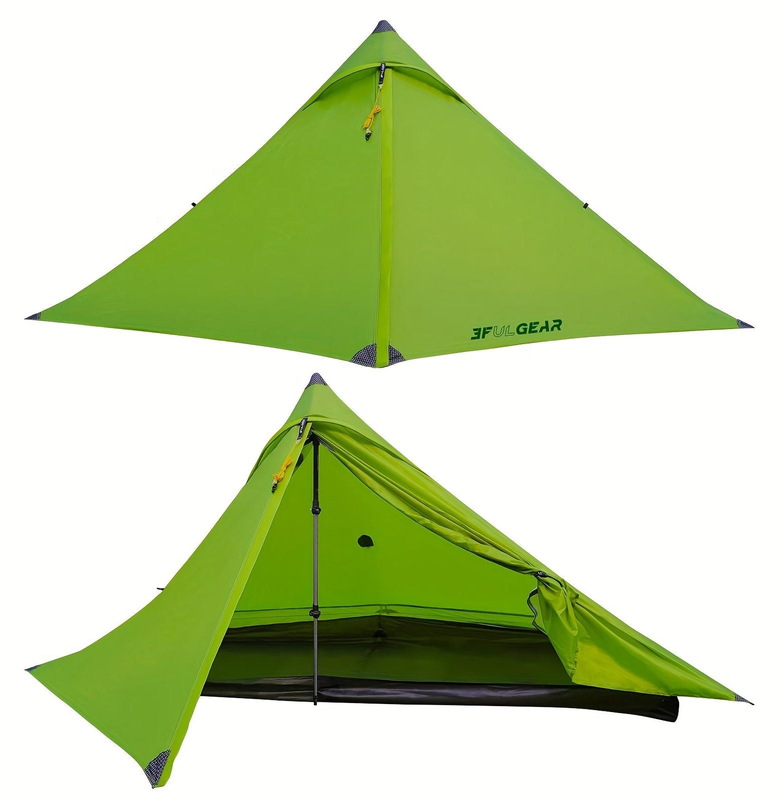 Trekkingzelt - Trekkingtent - Kuppelzelt - Leichtgewicht-Zelt - Ultraleichtes 1-Personen-Zelt - 20D Nylon