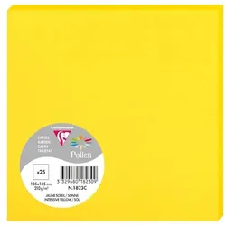 Pollen 250x Karte Pollen 135x135mm 210g - Sonne 1823C