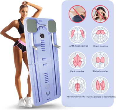 Inspire Picks ReboundCore Multi Functional Ab Roller Board With Resistance Bands ReboundCore Multi Functional Ab Roller Board With Resistance Bands