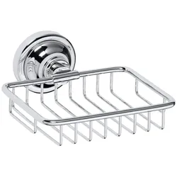 Brillantbad BETRO CHROM Seifenkorb Messing Chrom 140x65x142 mm für Bad & Küche >> zum Bohren