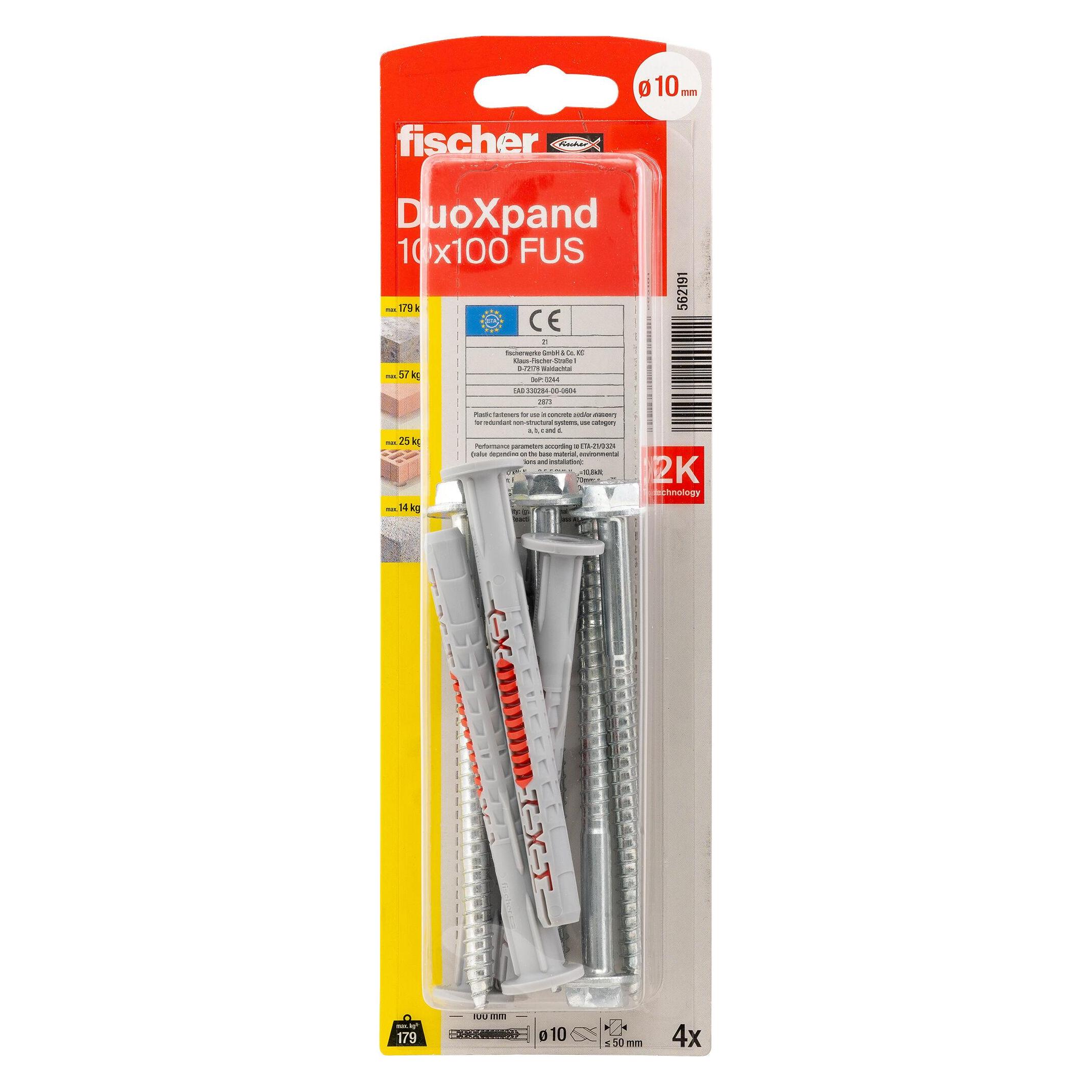Fischer DuoXpand 10x100 FUS K (4 Stk.) (562191)