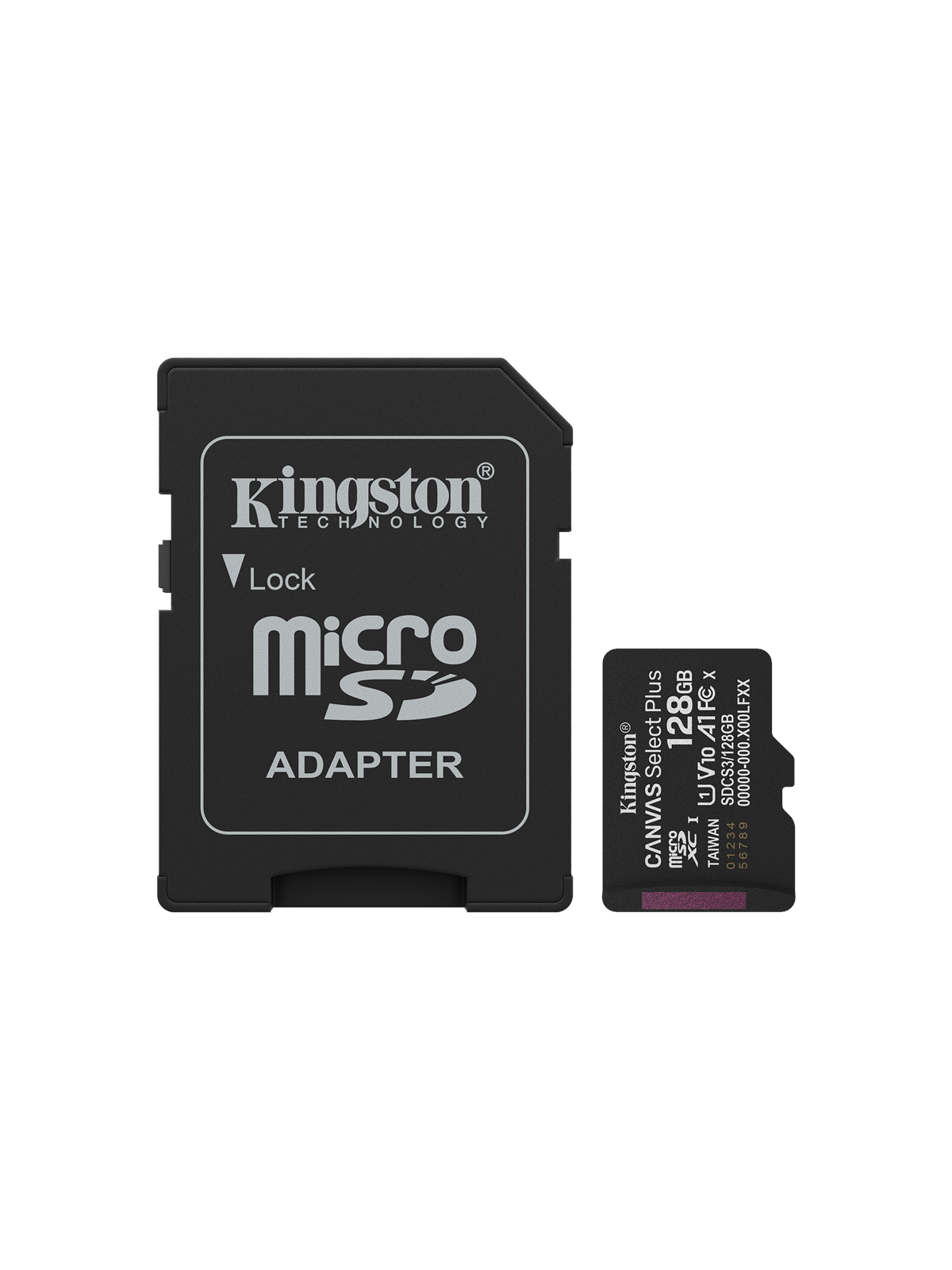 Kingston Canvas Select Plus Gen3 MicroSD/SD - 150MB/s - 128GB