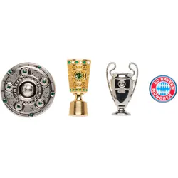 FC BAYERN MÜNCHEN Pin Erfolge 4er Set - silber|gold|rot