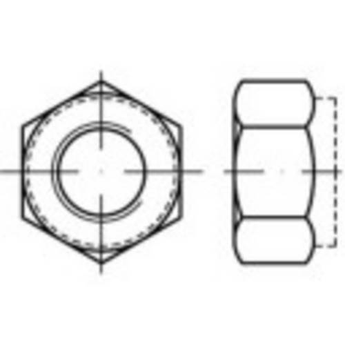 TOOLCRAFT 139776 Sicherungsmuttern M4 DIN 6924 Stahl galvanisch verzinkt 200St.